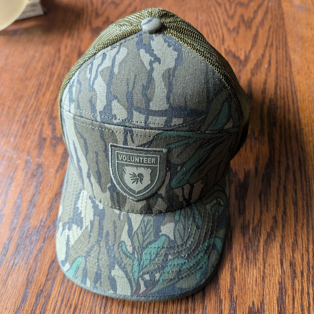 NWTF Volunteer Mossy Oak Greenleaf Hat
